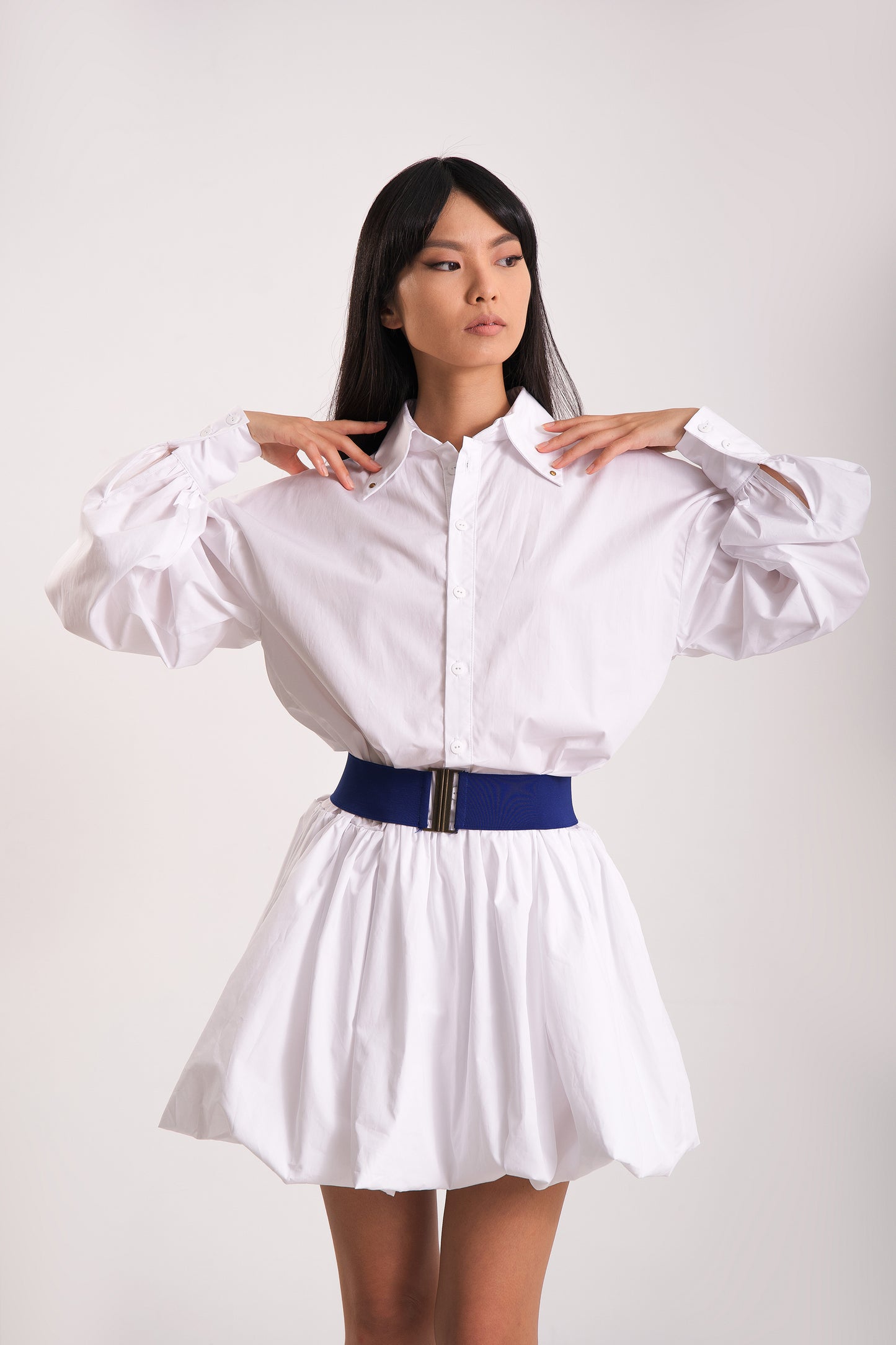 Oversized white shirt
