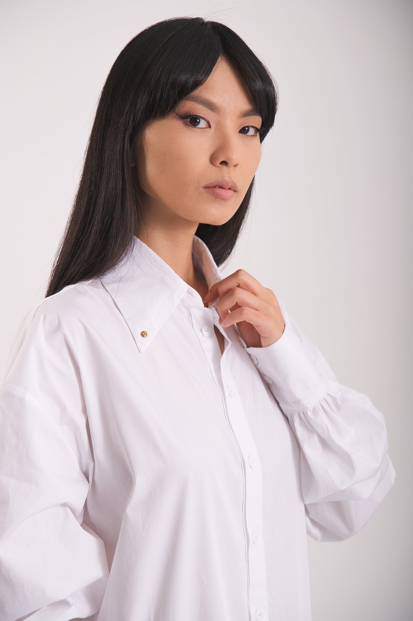 Oversized white shirt
