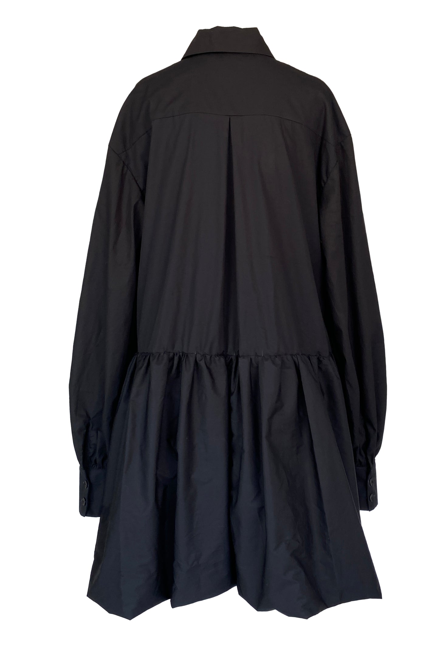 Camisa negra de gran tamaño