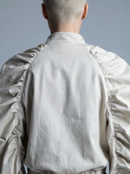 Structured Cropped Bomber