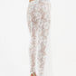 Lace straight-leg pants