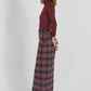 Tartan check pencil skirt