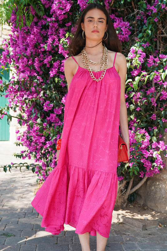 Vestido rosa de verano