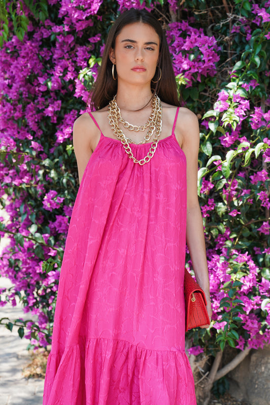 Vestido rosa de verano