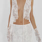 Asymmetric lace vest