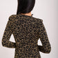 Leopard midi dress