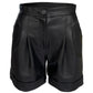 Leather classic shorts